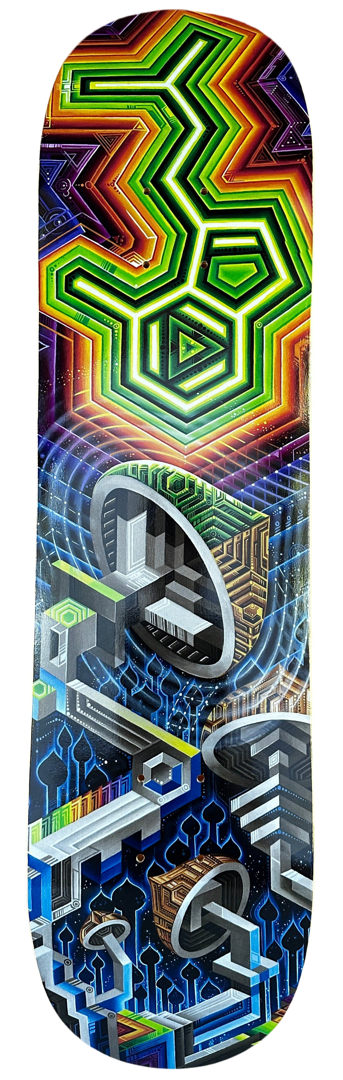 ENSIS OF CUBE SKATEBOARD DECK