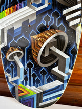 ENSIS OF CUBE LONGBOARD SKATE DECK