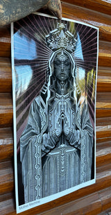 MOTHER MACHINE LIMITED EDITION XL POSTER PRINT HAND SIGNED AND NUMBERED