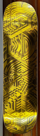 EYE SEE SINE GOLD SKATEBOARD DECK II