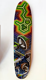 ENSIS OF CUBE LONGBOARD SKATE DECK