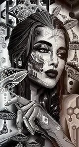 TRYPTAMINE QUEEN II SKATEBOARD DECK