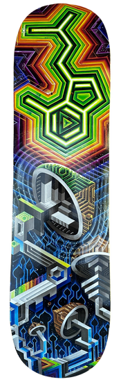 ENSIS OF CUBE SKATEBOARD DECK