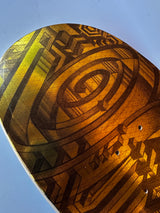 EYE SEE SINE GOLD SKATEBOARD DECK I