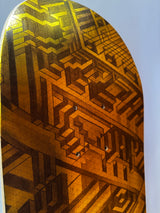 EYE SEE SINE GOLD SKATEBOARD DECK III