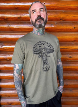 BLACK FLY AGARIC UNISEX TSHIRT