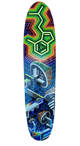 ENSIS OF CUBE LONGBOARD SKATE DECK