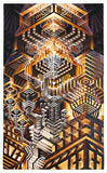 PSILOCYBE CITY LIMITED EDITION SIGNED ARCHIVAL PRINT