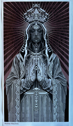 MOTHER MACHINE LIMITED EDITION XL POSTER PRINT HAND SIGNED AND NUMBERED