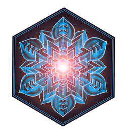 BLUEBERRY SNOWFLAKE STICKER