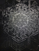 DIVINE CIRCUIT SILVER FOIL STICKER