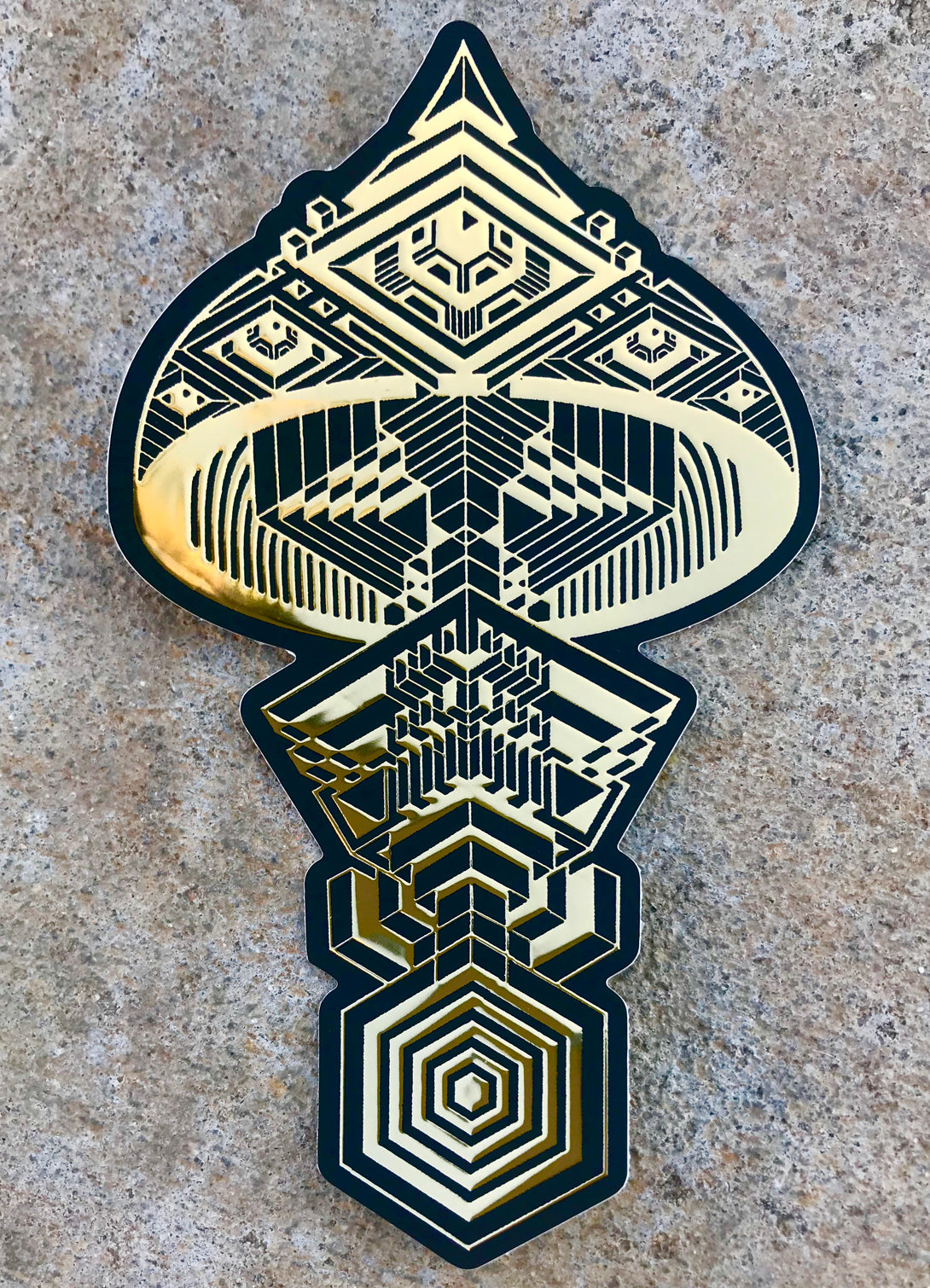 GOLDEN TEACHER GOLD FOIL STICKER