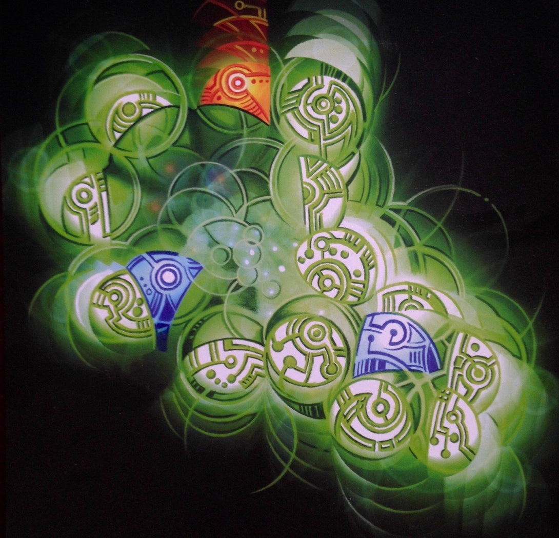 N, N-DMT MOLECULE SIGNED PRINT
