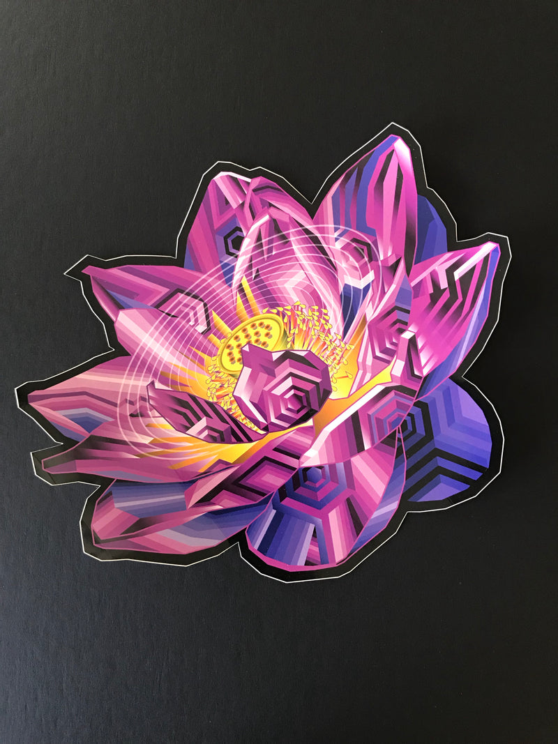 Purple Lotus Flower Stickers – American Bear Cub®