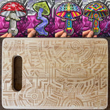 Bamboo Tray + Mushroom Sticker Pack