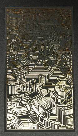 GOLD GLYPH FOIL STICKER