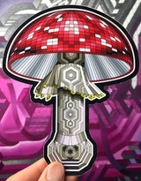 ISO FLY AGARIC STICKER