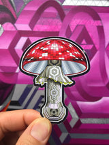 A.I. FLY AGARIC STICKER