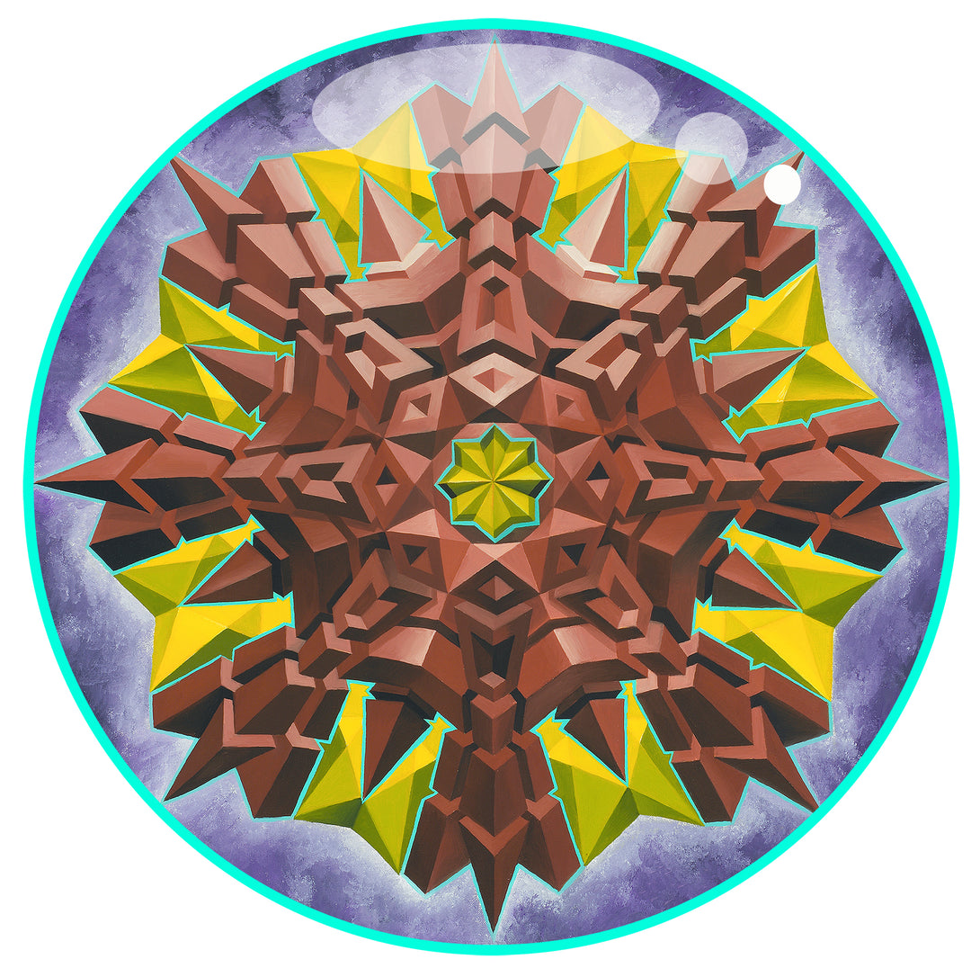 IRON OXIDE SNOWFLAKE STICKER