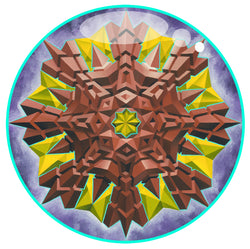 IRON OXIDE SNOWFLAKE STICKER