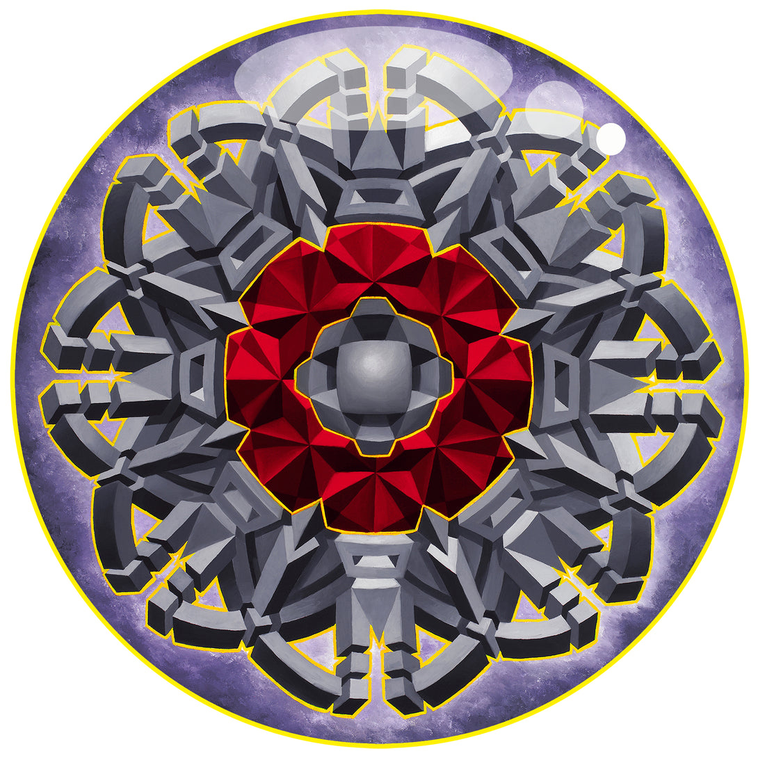 NICKEL SNOWFLAKE STICKER