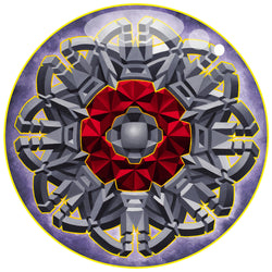 NICKEL SNOWFLAKE STICKER