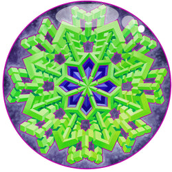 PLUTONIUM SNOWFLAKE STICKER