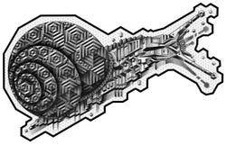 PSEUDOPOD SNAIL STICKER