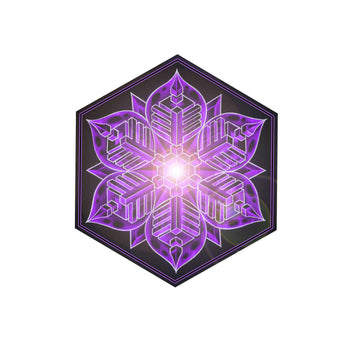 GRAPE SNOWFLAKE STICKER