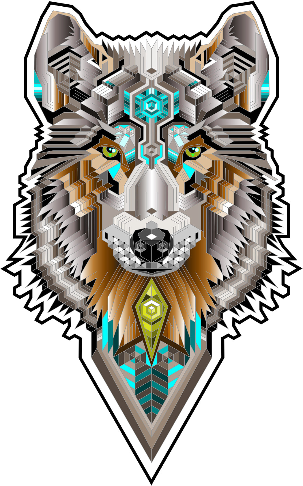 ISO WOLF STICKER